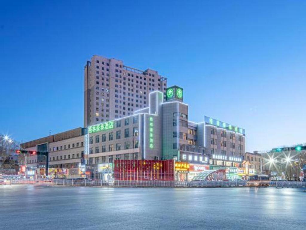 Greentree Inn Geermu Walking Street Business Hotel 格尔木 外观 照片