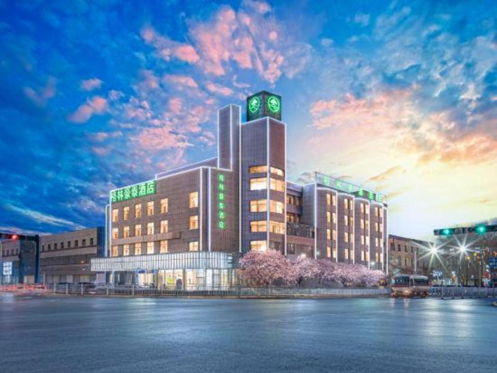 Greentree Inn Geermu Walking Street Business Hotel 格尔木 外观 照片